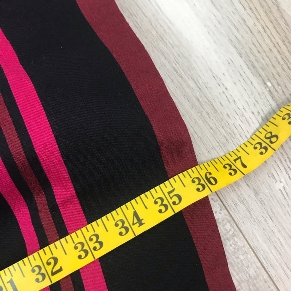 DRAPER JAMES Striped 3/4 Sleeve Fit Flare Dress 6 - Picture 9 of 14